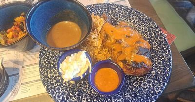 We tried new Leeds Wetherspoon with massive portions of food, cheap prices and lots of people