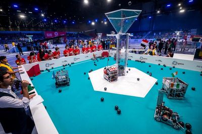 Teens tackle 21st-century challenges at robotics contest