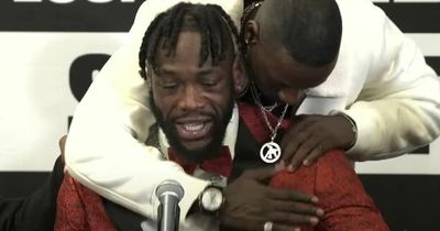 Deontay Wilder breaks down in tears during tribute to former fighter after KO win