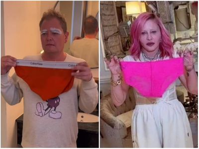 Alan Carr mocks Madonna’s ‘if I miss, I’m gay’ TikTok video with his own ‘straight’ version