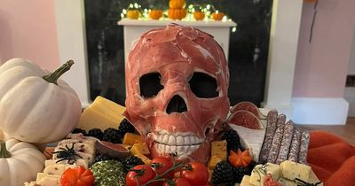 Edinburgh catering firm create spooky Halloween charcuterie board with meat skull