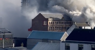 Glasgow firefighters tackle huge blaze as thick smoke fills city centre