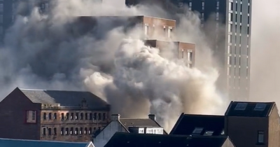 Huge fire in Glasgow city centre as emergency crews rush to tackle blaze