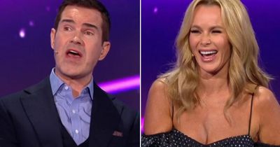 Amanda Holden takes brutal swipe at her 'new face' from Jimmy Carr on the chin