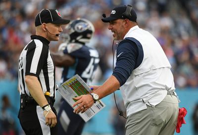Titans’ Mike Vrabel calls for more consistency from officials in email to NFL