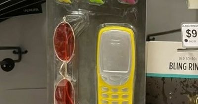 Woman horrified after spotting old Nokia in a 2000s Halloween costume kit