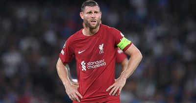 James Milner starts at right-back as injury blow confirmed for Liverpool