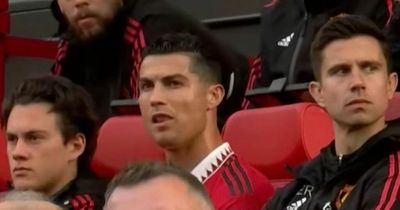 Furious Cristiano Ronaldo makes feelings clear after being substituted by Erik ten Hag