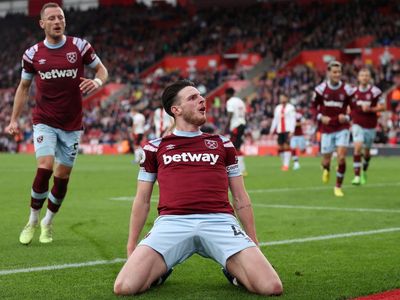 West Ham deny desperate Southampton victory as Declan Rice cancels out Romain Perraud opener
