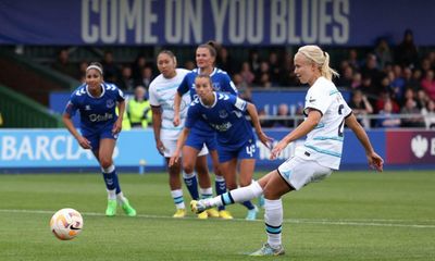 Pernille Harder scores twice to give Chelsea Women victory at Everton