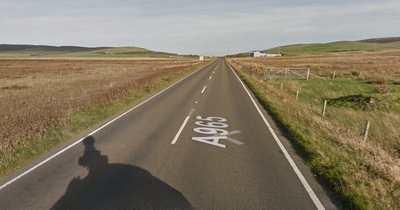 Three rushed to hospital after horror crash on A965 as road remains closed