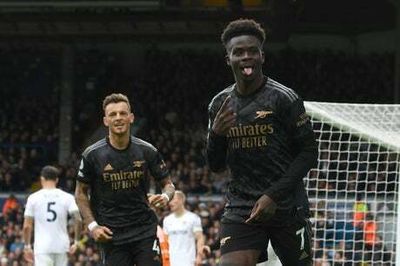 Leeds 0-1 Arsenal: Bukayo Saka extends Gunners’ winning run after Patrick Bamford misses penalty