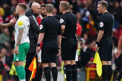 ‘I don’t have a comment’: Erik Ten Hag refuses to discuss officials as Man United draw with Newcastle