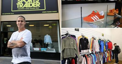 Former Big Issue seller opens vintage sportswear charity shop in Newcastle selling Adidas, Ralph Lauren and Nike gear