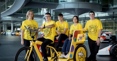 Everywhere you can cheer on the BBC Children in Need Rickshaw Challenge as it passes through North East