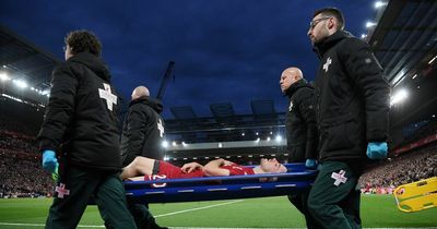 Diogo Jota fresh injury blow as Liverpool star stretchered off during Man City victory