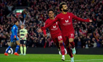 Mohamed Salah strikes as Liverpool beat Manchester City after VAR reprieve