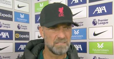 Jurgen Klopp makes surprising admission after being sent off in Liverpool vs Man City