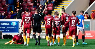 Leon King Rangers red card query as Motherwell boss says 'poor' tackle could have caused injury