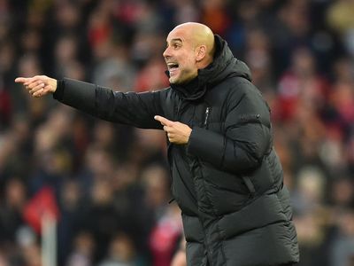 Pep Guardiola claims coins thrown at him during Man City’s defeat at Liverpool