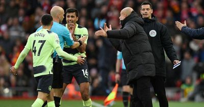 Pep Guardiola enraged by Anthony Taylor comments to Jurgen Klopp before disallowing goal