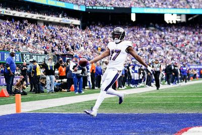 Ravens RB Kenyan Drake goes untouched on first touchdown of year in Week 6 vs. Giants