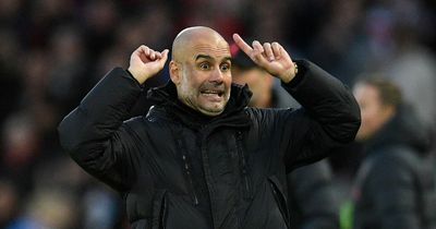 'This is Anfield' - Pep Guardiola hits out at Liverpool decision and claims he was targeted with coins on touchline