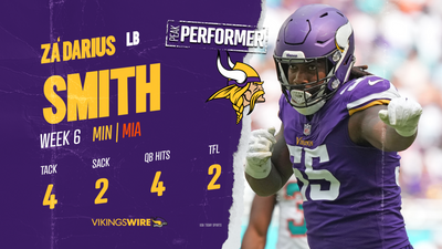 Za’Darius Smith has his best game as a Viking vs Dolphins
