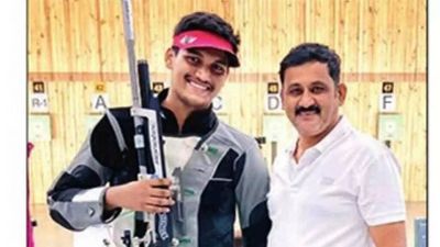 Mind power stronger than high-tech facilities, says Rudrankksh's coach