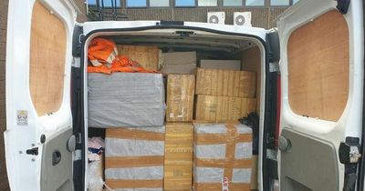 Cops snare over 360,000 illegal cigarettes in van on Lanarkshire motorway