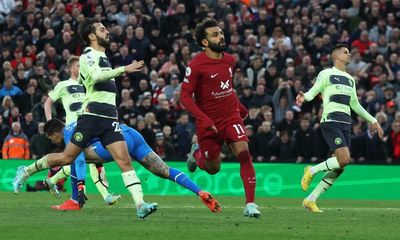 This is Anfield? This is Manchester City’s vulnerability to the counter, actually