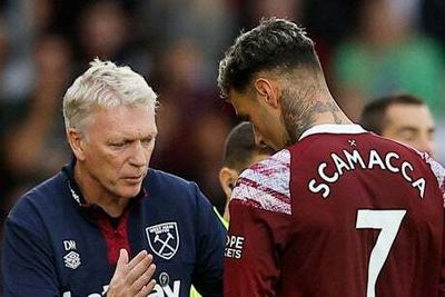 David Moyes ‘understands’ after West Ham fans jeer decision to substitute Gianluca Scamacca at Southampton