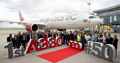 Airbus delivers first A330neo plane to Virgin Atlantic