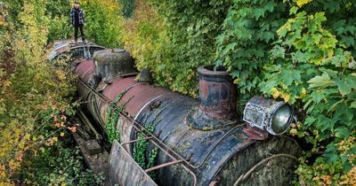 Ghostly 'Harry Potter' train found abandoned in thick woodland