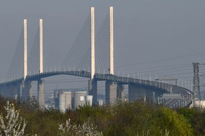 Climate protesters scale major UK bridge