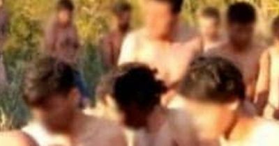 Almost 100 migrants stopped at border and stripped naked in 'degrading' incident