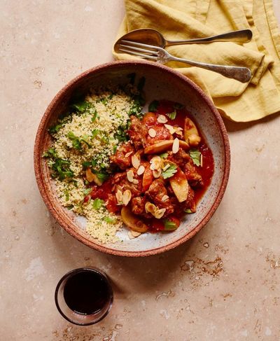 Thomasina Miers’ recipe for fragrant lamb and quince tagine
