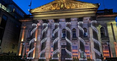 Edinburgh Dome puts up iconic Christmas decorations in October