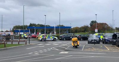 Schoolgirl 'carried into McDonald's' after being hit by car