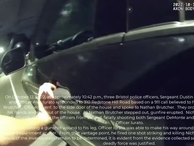 Bodycam video shows police officer fatally shooting man accused of killing his partners in ambush