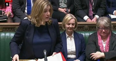 Lame duck Liz Truss hides behind Penny Mordaunt as she refuses to face questions