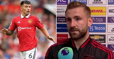 Luke Shaw admits he's blown away by Lisandro Martinez and names two key qualities