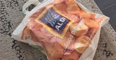 Mum's left with Aldi logo 'printed on backside' in hilarious fake tan fail