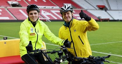 Matt Baker kicks off Rickshaw Challenge for BBC Children in Need in Sunderland