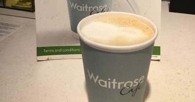 Waitrose shoppers can get free tea or coffee with every shop - but you need your own cup