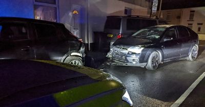 Motorist with 'no driving skills' crashes after police chase through housing estate
