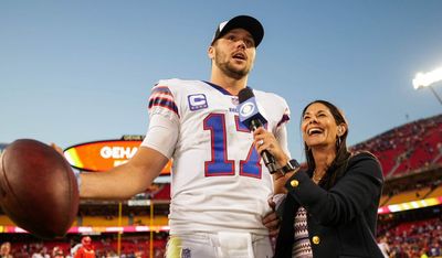 Josh Allen classily took the all the time in the world to make a young fan so happy after beating Chiefs