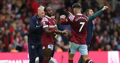 David Moyes delivers verdict on Gianluca Scamacca and Michail Antonio after boos at Southampton