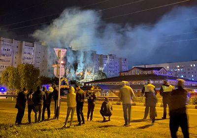 Russia fighter crashes into apartments in city near Ukraine, killing 13