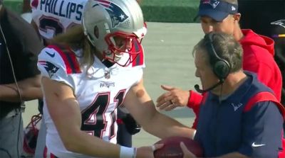 Bill Belichick Addresses Viral Sideline Moment With Patriots Rookie